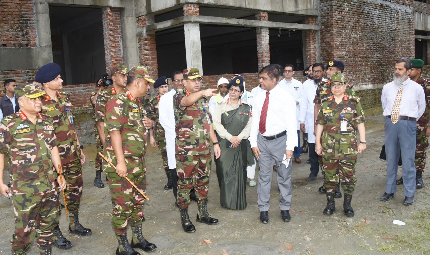 সেনাবাহিনী প্রধানের কুমিল্লা এরিয়া পরিদর্শন